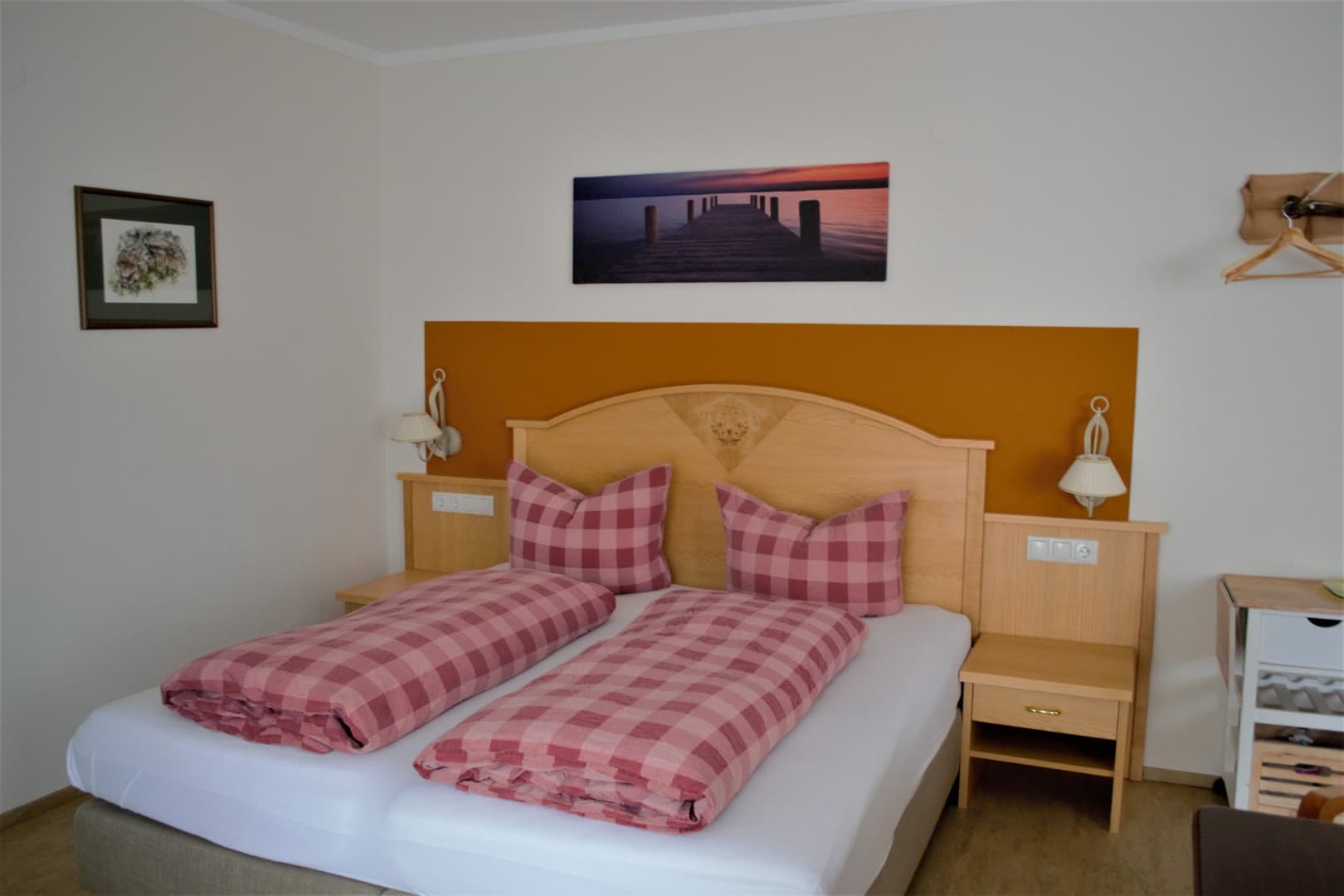 Helles Schlafzimmer im Appartement für 2